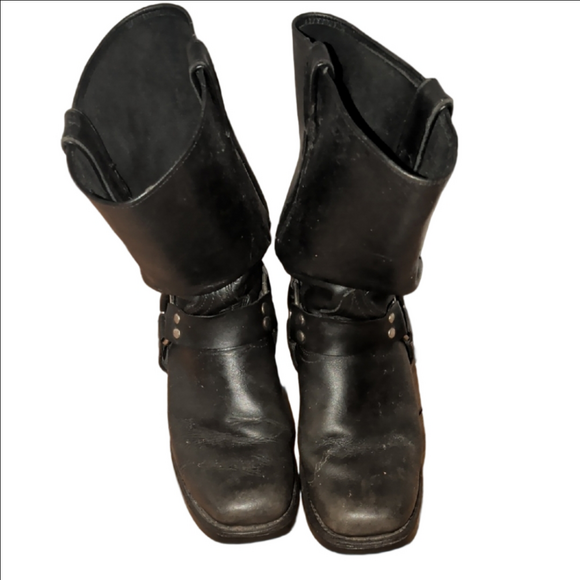 no brand Shoes - Black Leather Boots